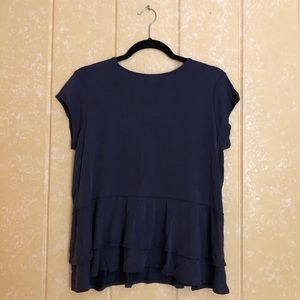 Boutique Ruffle Hem Top
